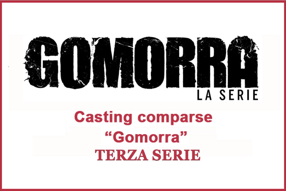 Casting comparse Gomorra TERZA SERIE, 28 Gennaio 2017 Sant'Antimo (Napoli) 