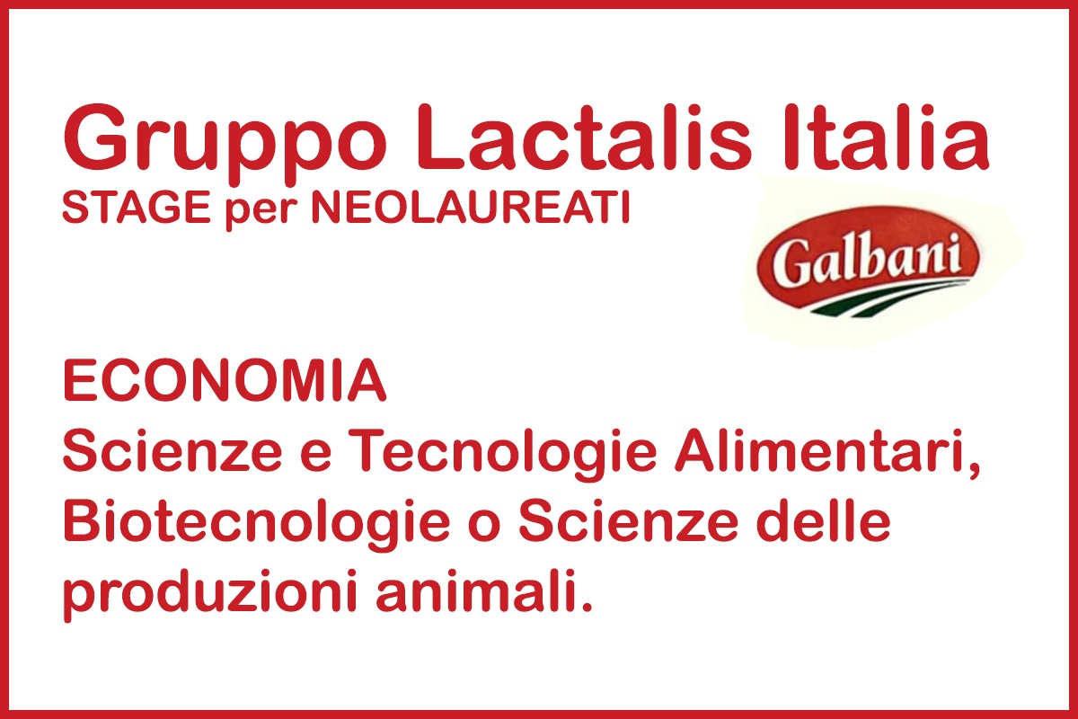 Gruppo Lactalis Italia STAGE per NEOLAUREATI