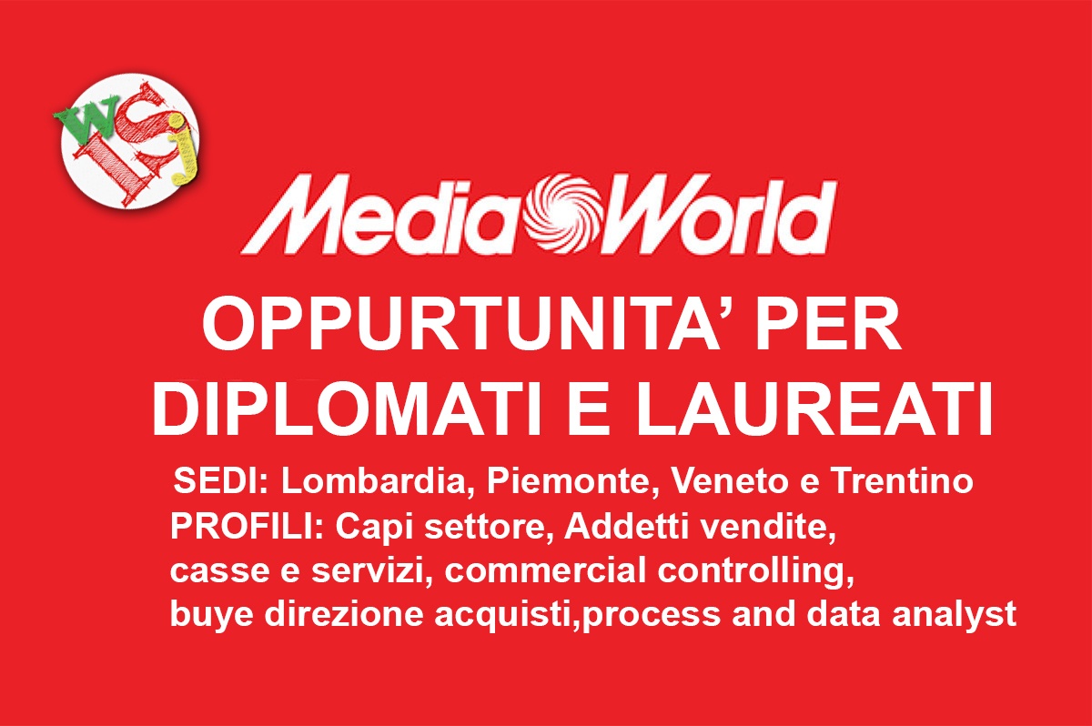Opportunità  di lavoro con MediaWorld