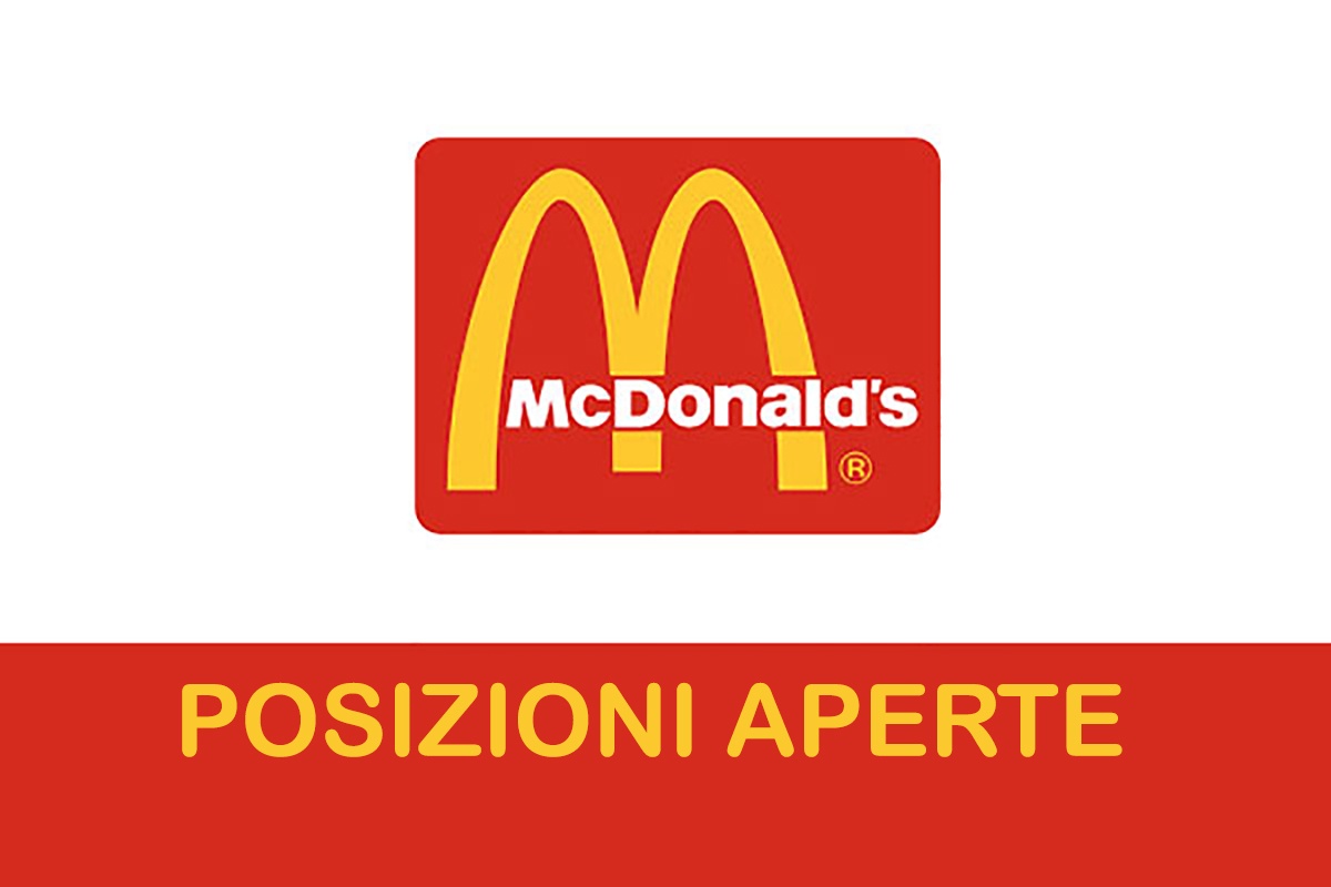 McDonald's, Operatori Fast Food - Manager Punto Vendita e Controller