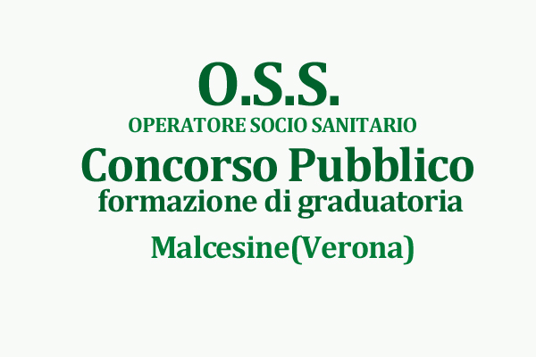 Verona, Concorso Operatori Socio Sanitari per formazione graduatoria 