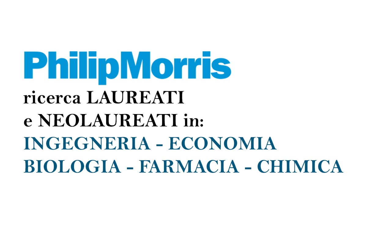 Philip Morris ITALIA lavoro per LAUREATI e NEOLAUREATI