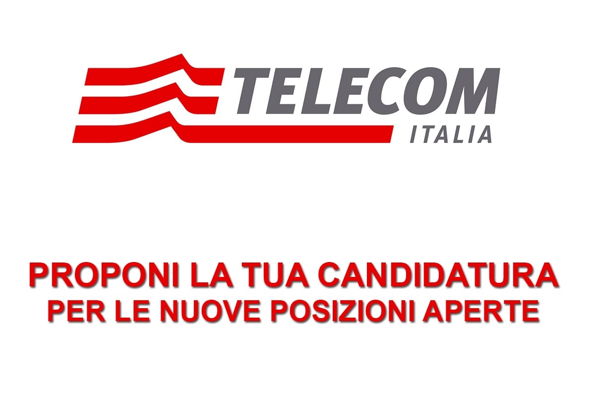 TELECOM ITALIA proponi la tua candidatura