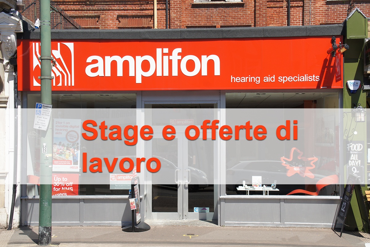 Amplifon stage e offerte di lavoro