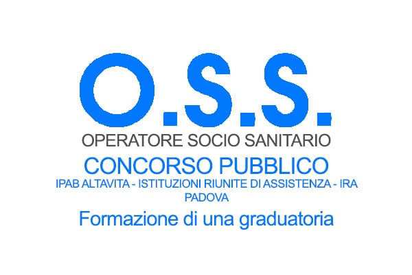 Padova concorso Operatore Socio Sanitario