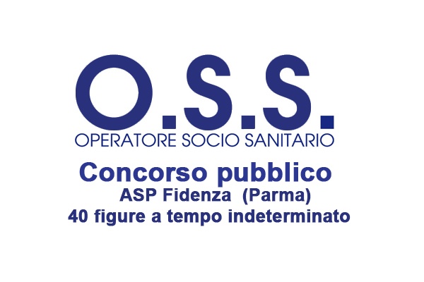Fidenza(Parma), Concorso per 40 Operatori Socio Sanitari