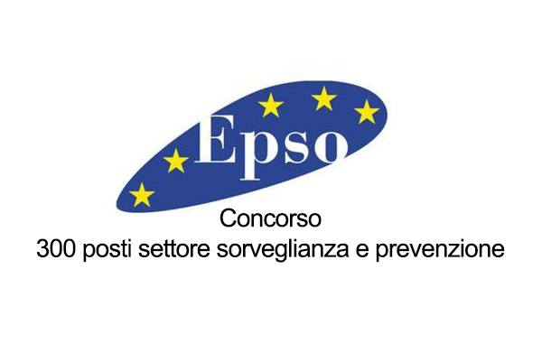 Concorso EPSO, settore della sorveglianza e della prevenzione.