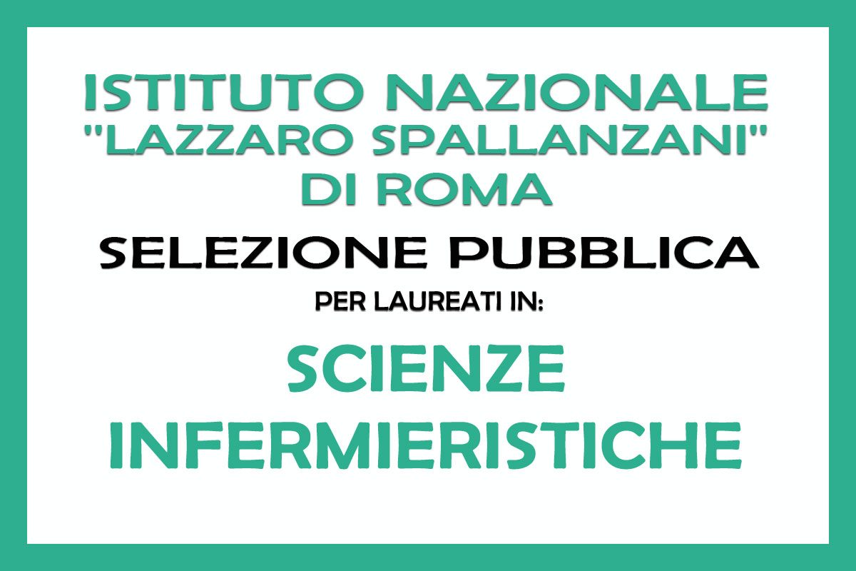 ROMA: selezione per LAUREATI in SCIENZE INFERMIERISTICHE