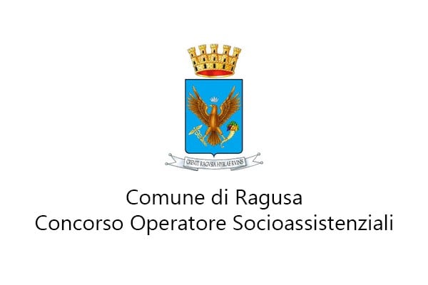 Comune di Ragusa concorso per operatori socioassistenziali