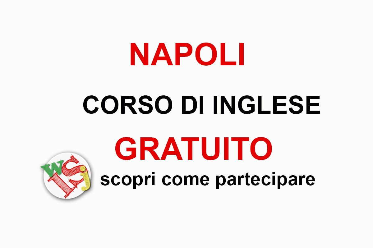 Napoli, corso gratuito di lingua Inglese