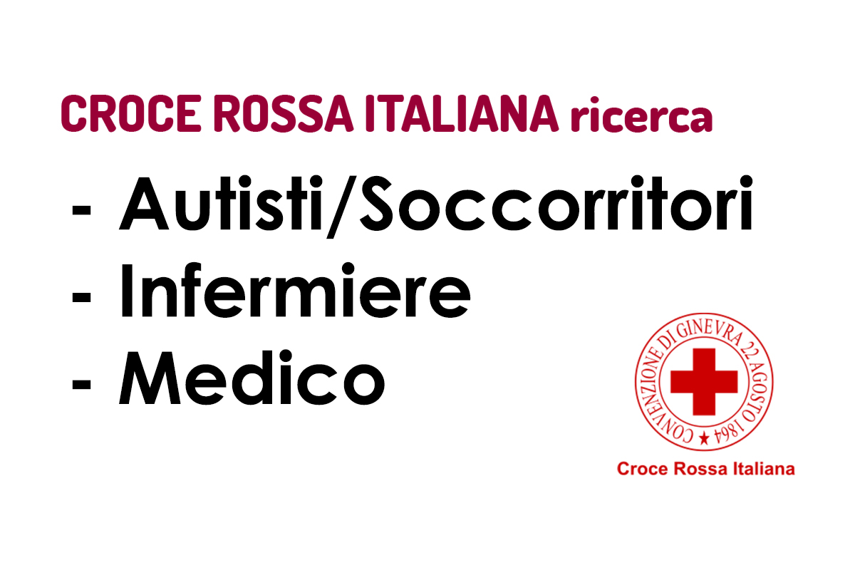Croce Rossa Italiana POSIZIONI APERTE MAGGIO 2017