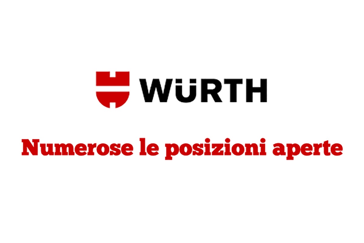 Wurth: numerosissime posizioni aperte