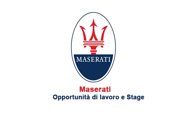 Maserati, opportunità di lavoro e Stage