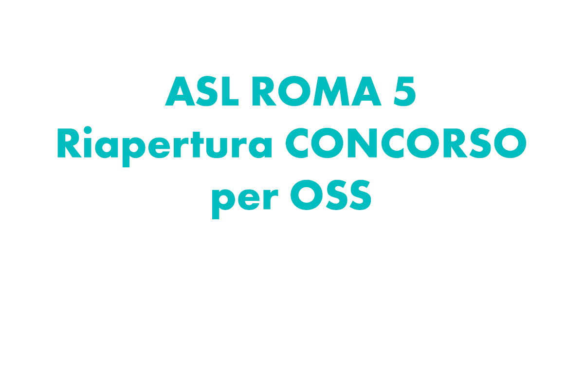 ASL ROMA 5 - TIVOLI avviso per OSS